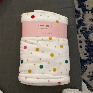 NWT Kate Spade hand towels (set of two)